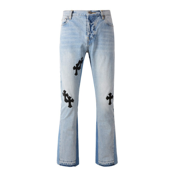 JEANS -GRAY CROSSES – Image 2