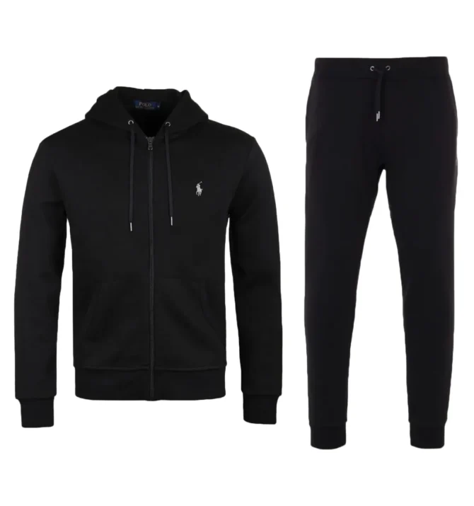 TRACKSUIT POLO BLACK (completa)