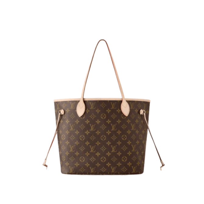 BORSA NEVERFULL MM TELA MONOGRAM / BEIGE