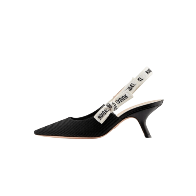 DECOLLETÈ SLINGBACK J’ADIOR NERO OPACO – Image 2