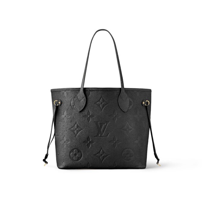 BORSA NEVERFULL MM PELLE MONOGRAM NERA EMPREINTE