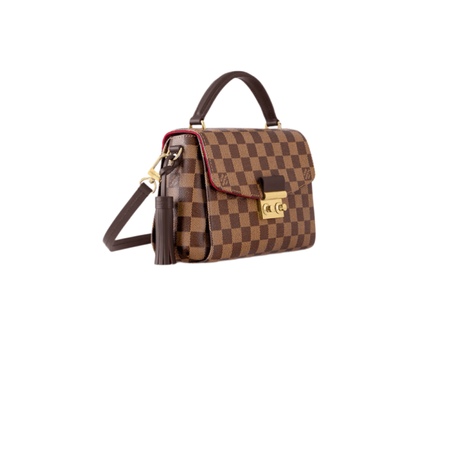 BORSA CROISETTE TELA DAMIER EBENE – Image 3