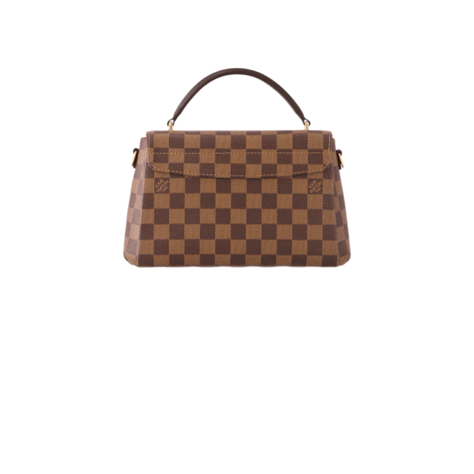 BORSA CROISETTE TELA DAMIER EBENE – Image 2