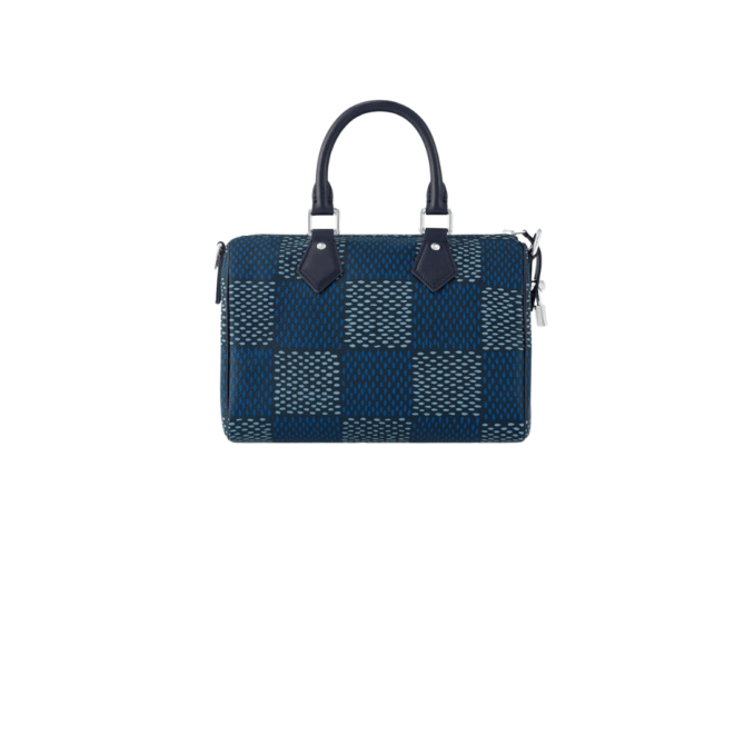 BORSA BANDOULIÈRE DAMIER HERITAGE BLU – Image 2