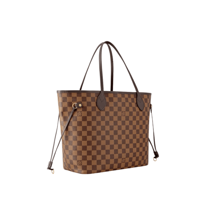 BORSA NEVERFULL MM TELA DAMIER ÉBÈNE ROSSO CILIEGIA – Image 2